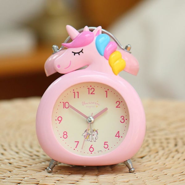 Alarm Clock For Kids, Silent Clock With Night Light And Loud Alar