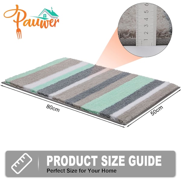 Mikrofiber badrumsmatta duschmatta för badrum absorberande halkfri Ma