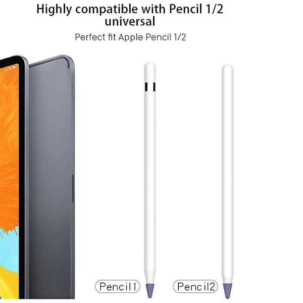 Cover för Apple Pencil 2nd 1st Silicone Nib Case Mix，8