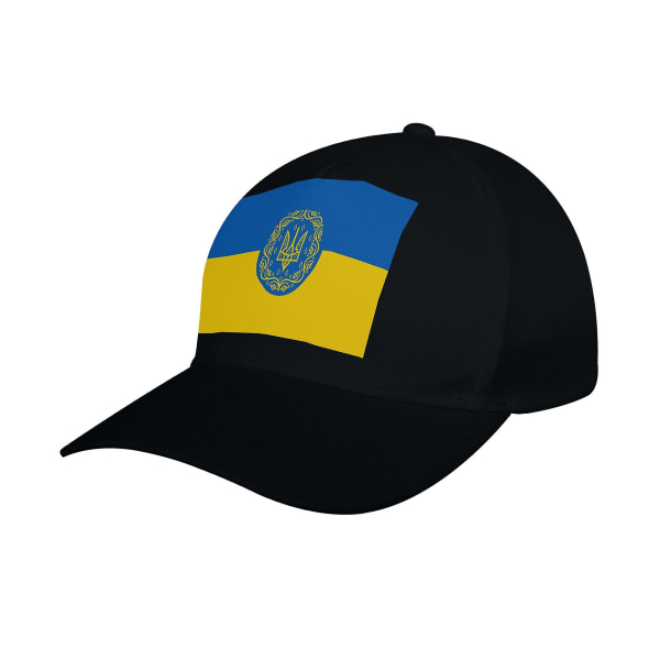 Ukrainsk Flagg Enkelt Justerbar Baseball Caps Retro Baseball Caps H