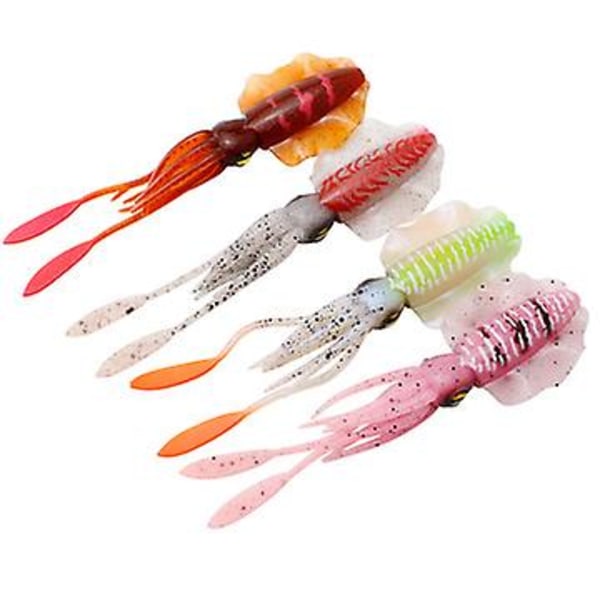 Fishing Bait Luya Squid Octopus Soft Lure Bionic Freshwater Tackl