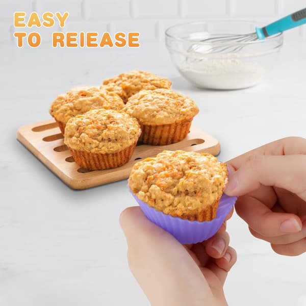 Genanvendelige silikonebagekopper, muffinbagekopper, cupcake-liner