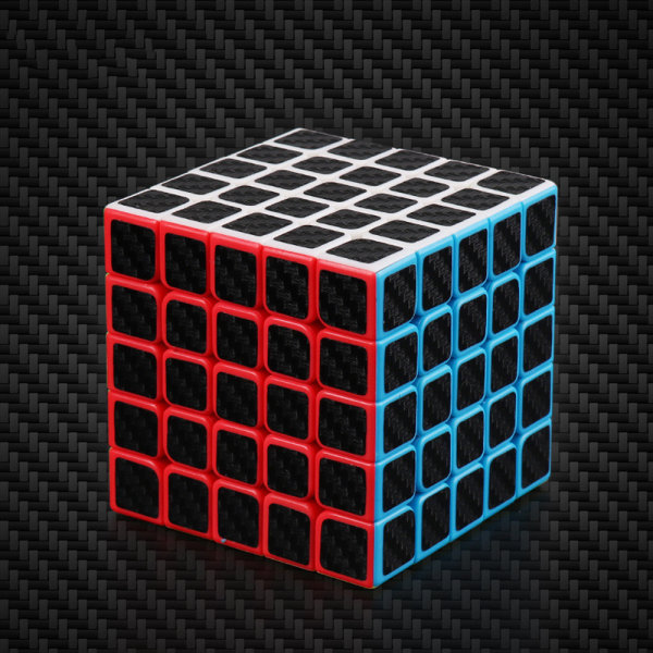 Jigsaw Cube 5x5x5 New Cube Carbon Fiber Super Fast -tarra