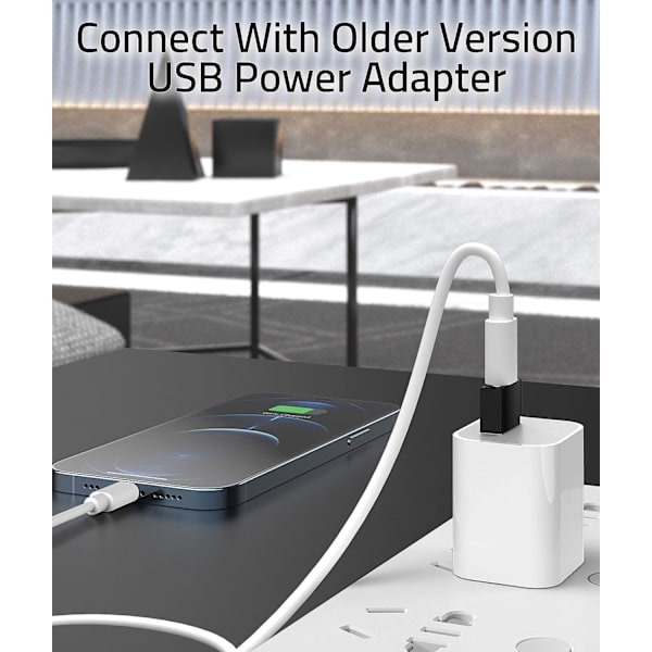 USB C til USB-adapter 3-pak kompatibel med iPhone 13 12 Pro Max