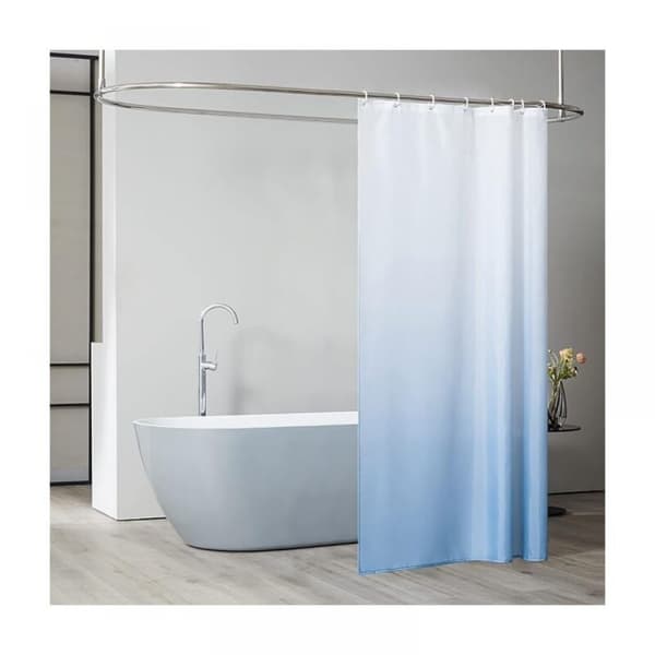 200*200cm Vandtæt Hjørne Badekar Bruseforhæng Chic Gradient Lys