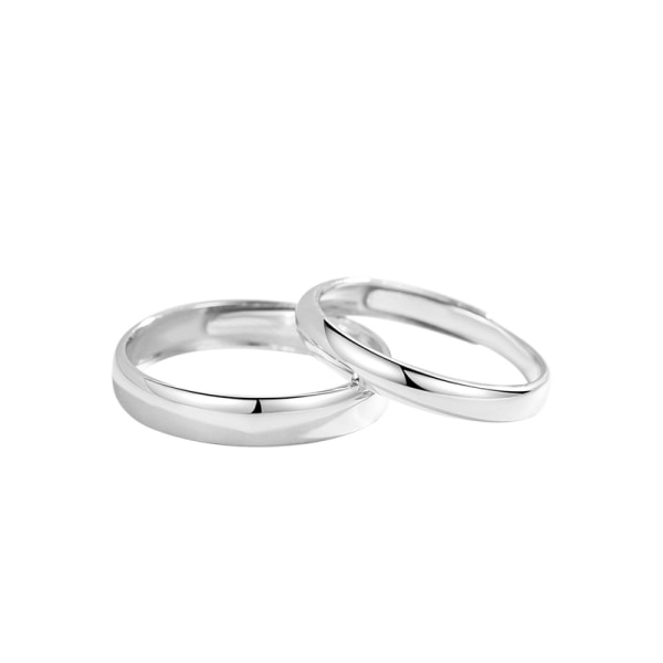 925 Sølv Par Ringe til mænd og kvinder Valentinsdag Adjusta