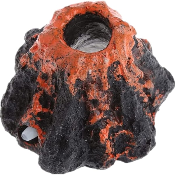 Aquarium Volcano Ornament Kit Gör mer Oxygen Air Bubbler Decora
