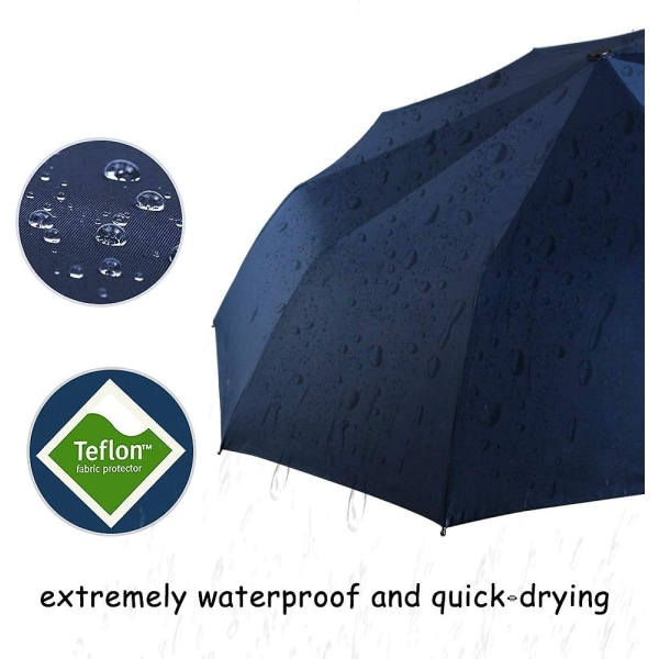 Foldeparaply, kompakt selvfoldende paraply kan åbnes og
