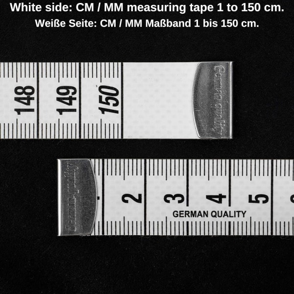 Skreddersøm, 150 cm lang, sett med 2 stykker, 2-i-1