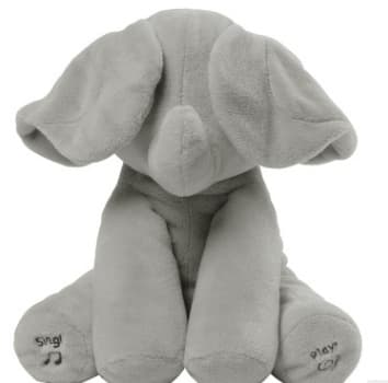 Elefant fluffig leksak USB
