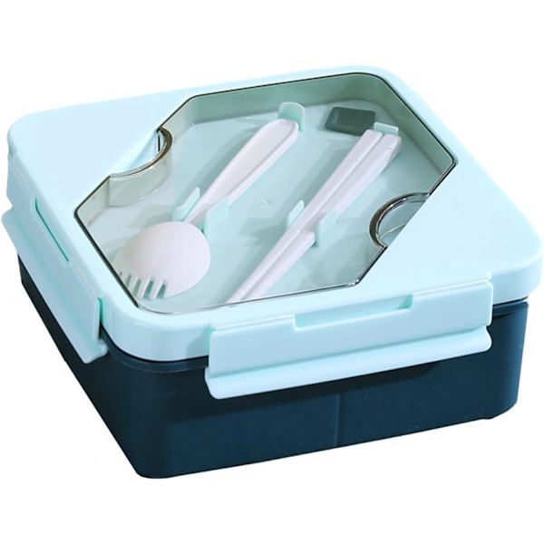 3 i 1 Bento Box Lunsjboks for barn, 3 roms voksne lunsj C