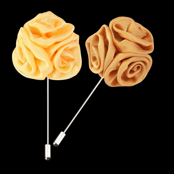 C-Rose Blommig Slipsnål Bröllopsfest Corsage Herr Mans Boutonniere