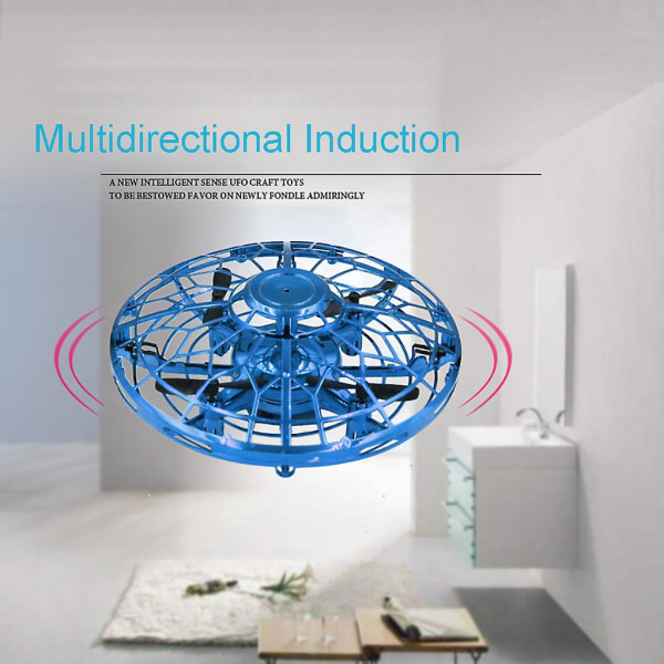 Håndbetjent minidrone til børn, flyvende boldlegetøj helikopter Inf