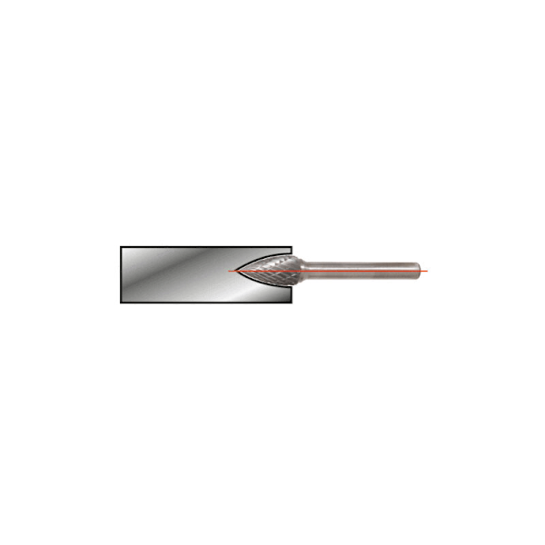 HM form G 6mm, 63mm fräsar