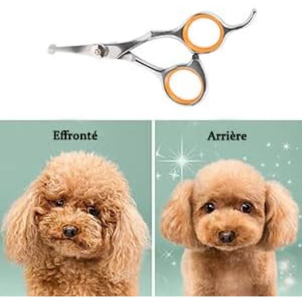 1 stk. Skarpe Hundesakse i Rustfrit Stål 13×5,5×0,5cm Professionel Hund G
