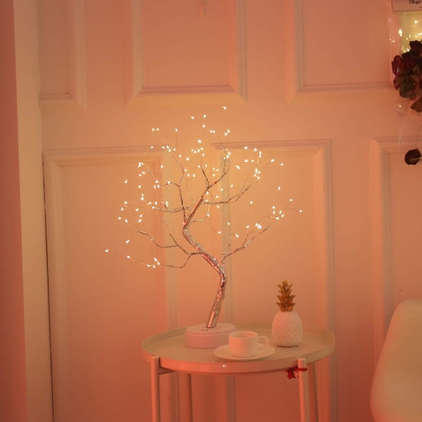 DIY Led Skrivbord Bonsai Tree Light, Skrivbordsbordsdekor 108 LED Head Lig