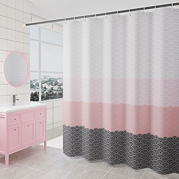 Suojusverho Polyester Suojusverho Vedenpitävä Kylpyhuoneverho polyester