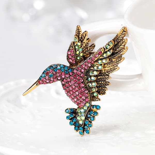 Värikäs strassi eläin rintaneula Muoti persoonallisuus tikka