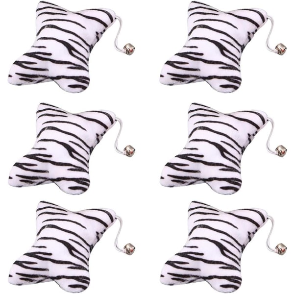 6PCS Catnip Plyschleksak, Kattleksak med Interaktiv Catnip Chew Catni