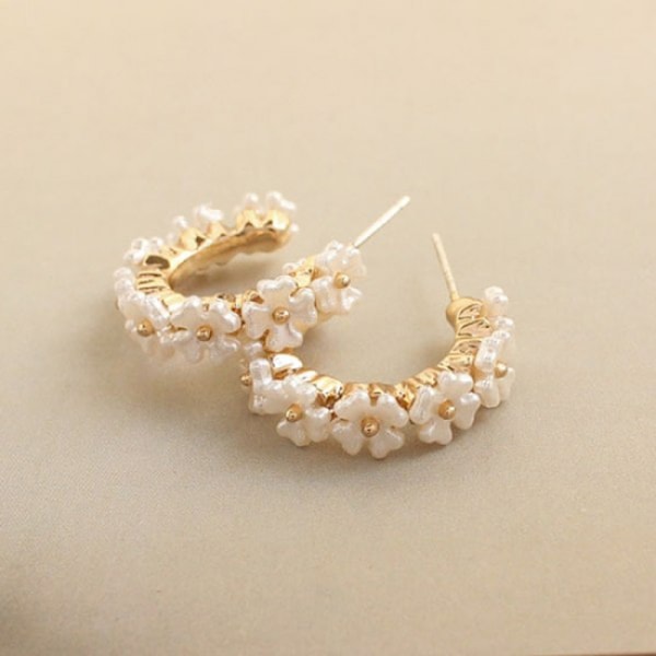 Kvinde Øreringe Fine Pearl Stud Øreringe Bryllup Tilbehør