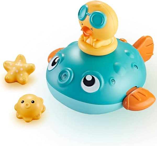 Baby badelegetøj, sprinkler badekar legetøj, småbørns pool legetøj, spray