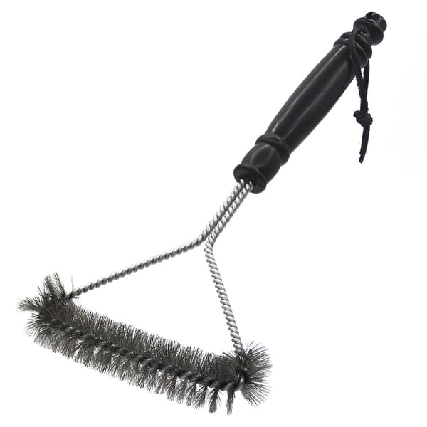 2-pak grillbørste i rustfritt stål, grilltilbehør, 30 cm stål