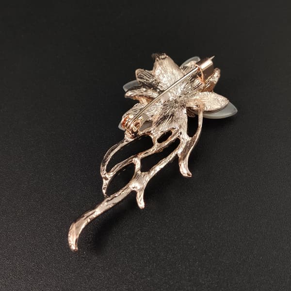 Kvinnors blomma blommig bröllop brudbukett brosch stift