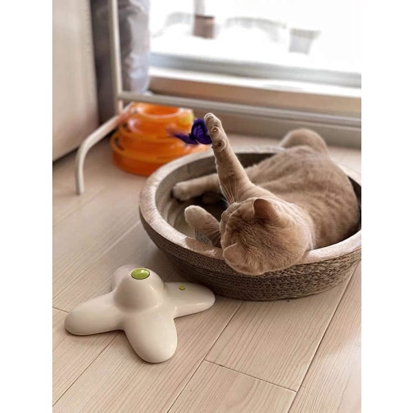 All for Interactive Flutter Bug Cat Butterfly Toy med två utbytbara