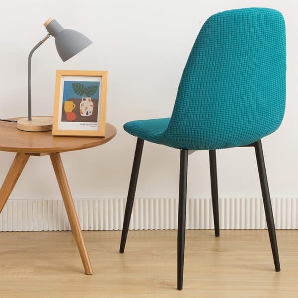 Skandinavisk matstol överdrag stretch Jacquard stolsöverdrag