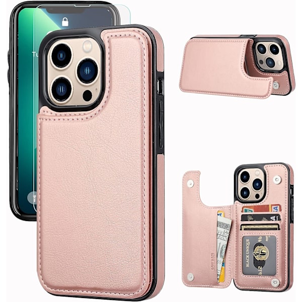 Plånboksfodral Kompatibelt med iPhone 13, Slim Fodral med Kortfack