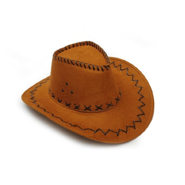Cowboy Cattleman Hat til børn Børnefest kostume (brun