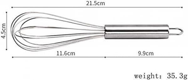 Visp i rostfritt stål (21 cm, silver) - Bakatilbehör