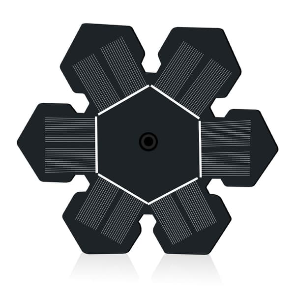 Solardriven vattenpump 1,5W sol7,5\" solvattenpool fontän Sol w