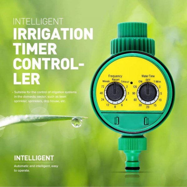 Automatisk Bevattningstimer, Programmerbar Digital Slangkran Smart Timer