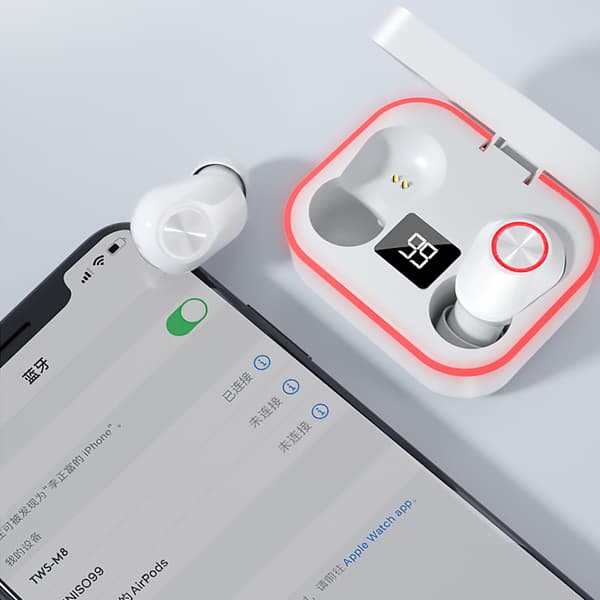 Trådløse Bluetooth-hovedtelefoner – håndfrit sæt og integreret mikrofon