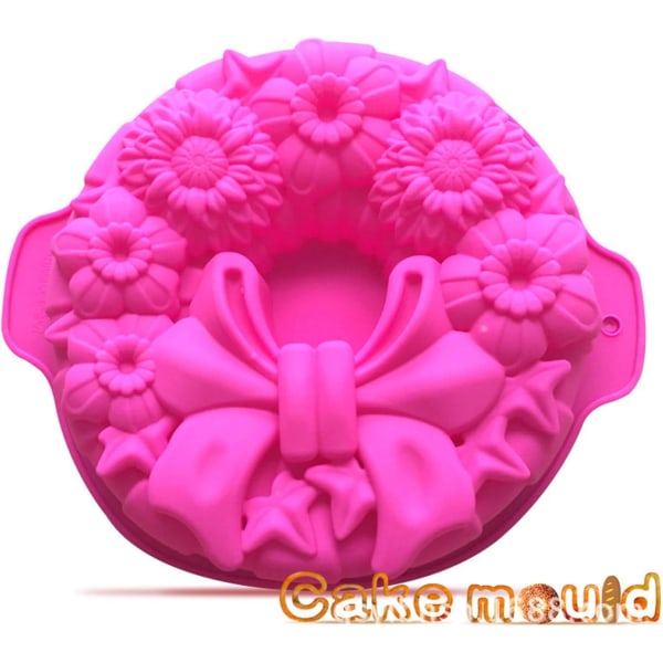 1 stk. Fancy Pattern Cavities Non-Stick Bageværktøj Silikoneform