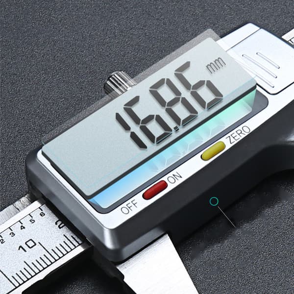 Elektroninen digitaalinen mitta 0-150 mm (hopea)