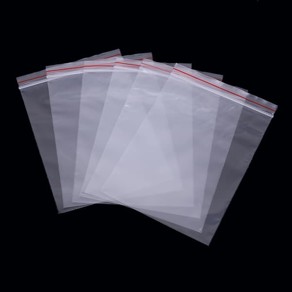 100-pack - 4x6cm Ziplock / Zip Lock-påsar / Zip Lock-påsar Transpar