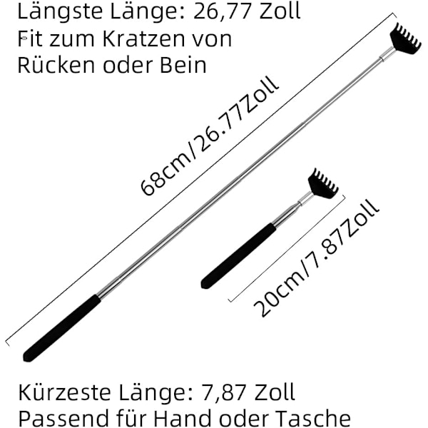 Retractable Ruostumaton Teräs Hieroja Aikuisille Miehille Ja Naisille, Eld