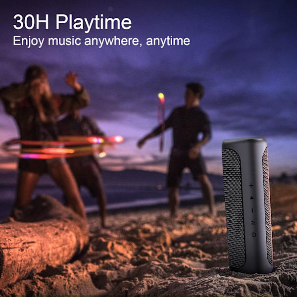 Kraftfull 360° Stereo Surround Bluetooth-högtalare: Ortizan M7 Porta