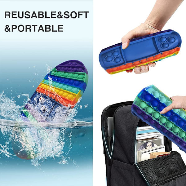 Kæmpe fingerspidslegetøj, billigt fingerspidslegetøj Big Bubble Popper Push