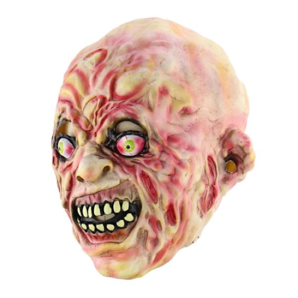 Halloween Mask Latex Full Face Skräck Skräck Zombie Cosplay