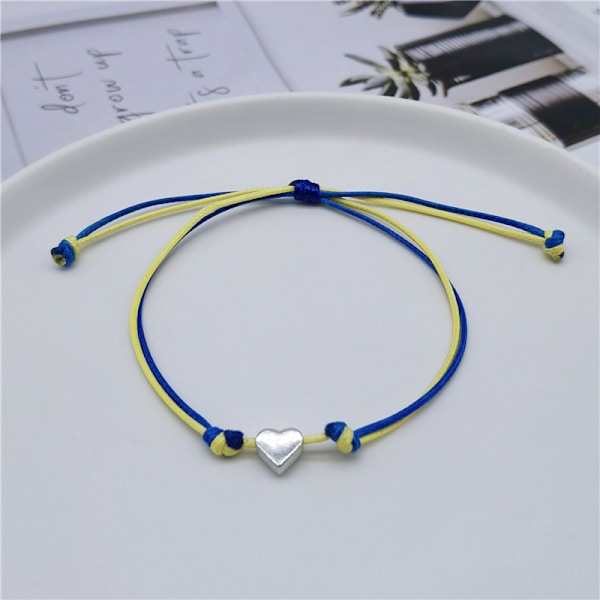 Damearmbånd, Håndlavet Reb Flet Armbånd, Justerbar Armbånd