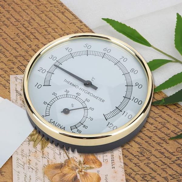 Utendørs termometer, innendørs hygrometer termometer, digital badstue
