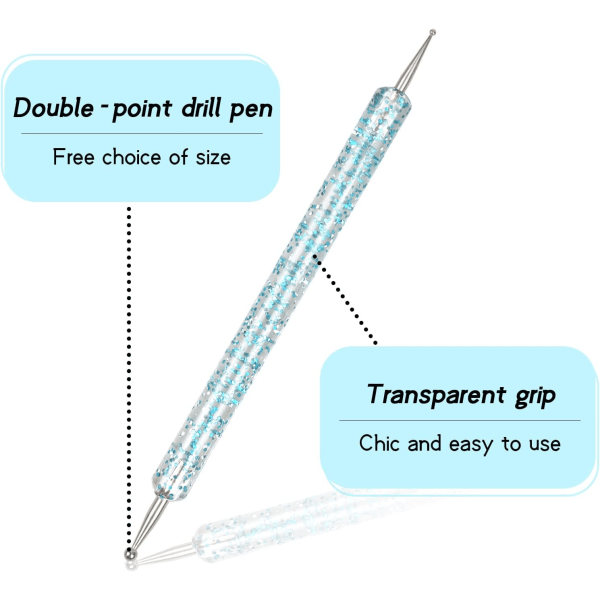5 delar Nail Art Dotting Pen Nail Art Pedikyr Nail Art Decorati