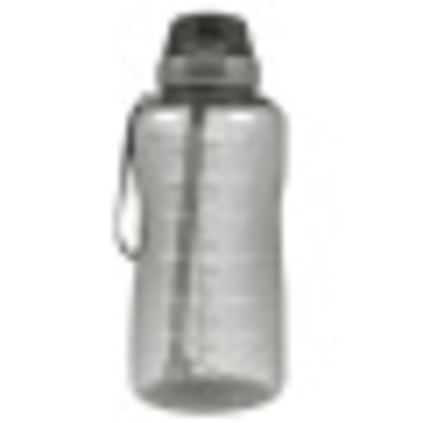 Pearl harvinainen iso vesipullo 2000 ml aikaleimalla BPA-vapaa myrkytön Sopii ulkokuntosalille ja toimistoon Harmaa