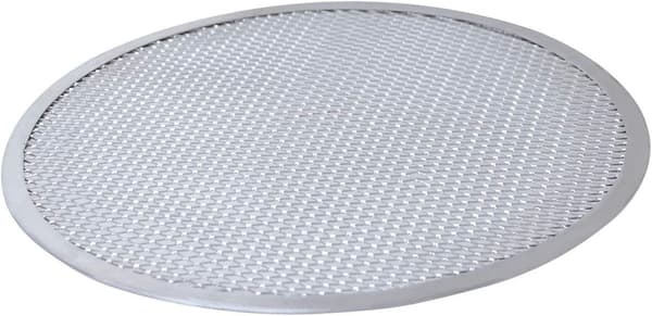 2 Rund Aluminium Pizza Mesh Pizza Bricka, Multi-Storlek Pizza Mesh Bak