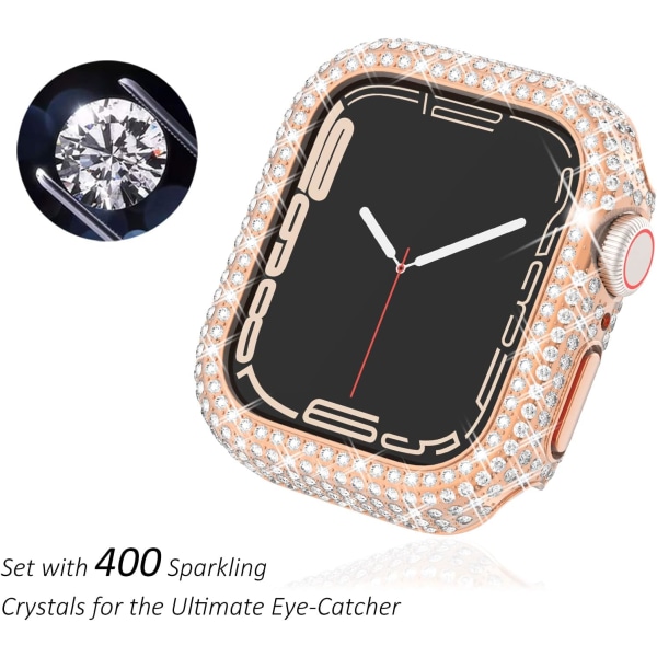 Case Kompatibel med Apple Watch Case för Apple Watch , Bling Cas