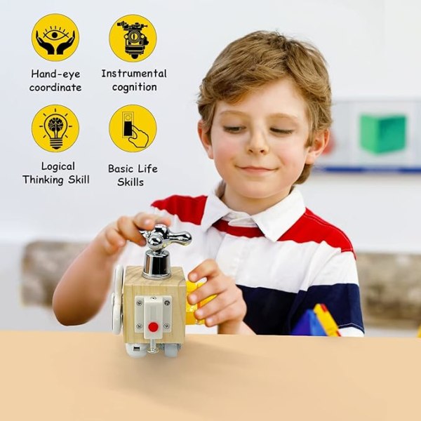 Rullaa kuvan päälle suurentaaksesi infor Kids, Sensory Busy Board Travel Toy