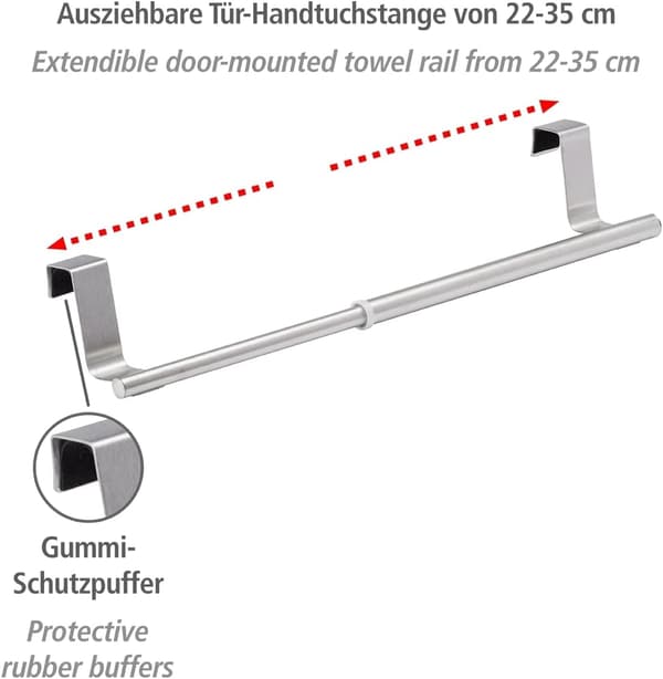 Retractable pyyherengas - Retractable, ruostumaton teräs, 7 x 35 x 6
